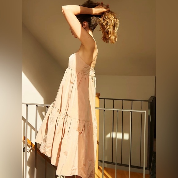 ARITZIA Wilfred Satire Taffeta Midi Dress - Picture 11 of 15